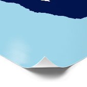 Georgien Blue im Jahr 2024 gedreht Poster (Ecke)