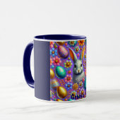 GEORGIEN ~ EASTER BUNNY Eier Blume ~ Tasse (Vorderseite Links)