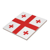 Georgien Flag Keramik Tile Fliese (Seite)