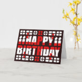 Georgien-Flagge Geburtskarte Karte (Gelbe Blume)