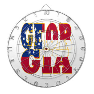 Georgien - Flaggenstaat Dartscheibe