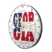 Georgien - Flaggenstaat Dartscheibe (Vorderseite rechts)