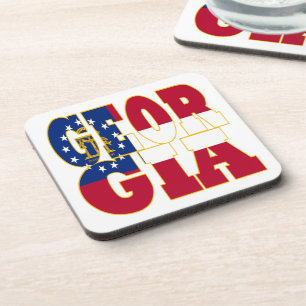 Georgien - Flaggenstaat Getränkeuntersetzer