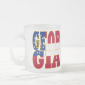 Georgien - Flaggenstaat Mattglastasse (Links)