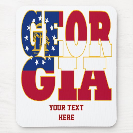 Georgien - Flaggenstaat Mousepad (Vorne)