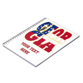 Georgien - Flaggenstaat Notizblock (Linke Seite)