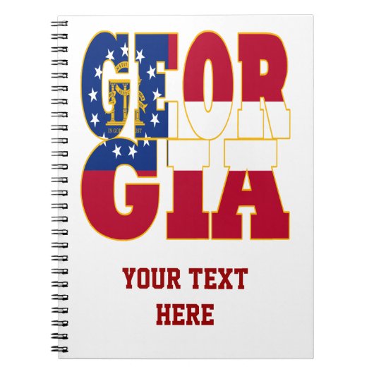 Georgien - Flaggenstaat Notizblock (Vorderseite)
