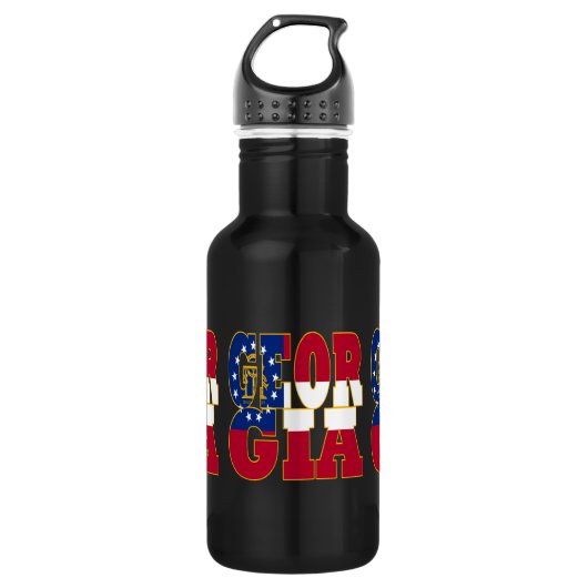 Georgien - Flaggenstaat Trinkflasche (Vorderseite)