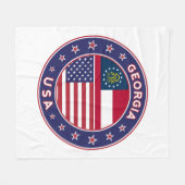 Georgien Fleecedecke (Vorderseite (Horizontal))