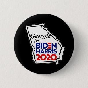 Georgien für Biden Harris 2020 Button
