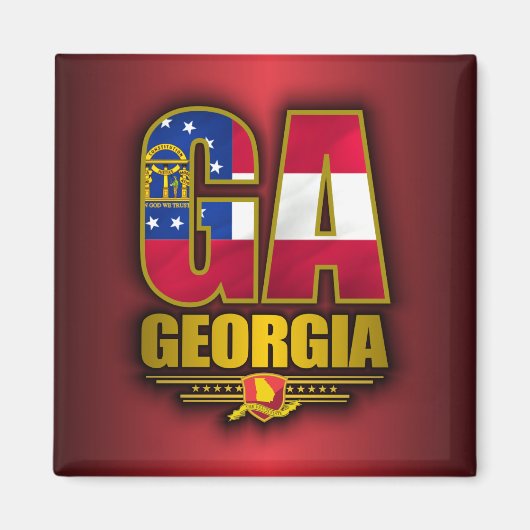 Georgien (GA) Magnet (Vorne)