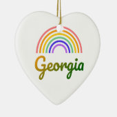 Georgien - Georgien - Postkarten - Personalisiert Keramik Ornament (Rechts)