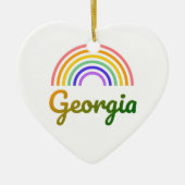 Georgien - Georgien - Postkarten - Personalisiert Keramik Ornament (Vorne)