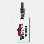 Georgien Gepäckanhänger (Vorderseite vertikal)