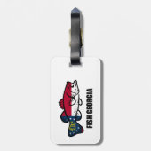 Georgien Gepäckanhänger (Rückseite vertikal)