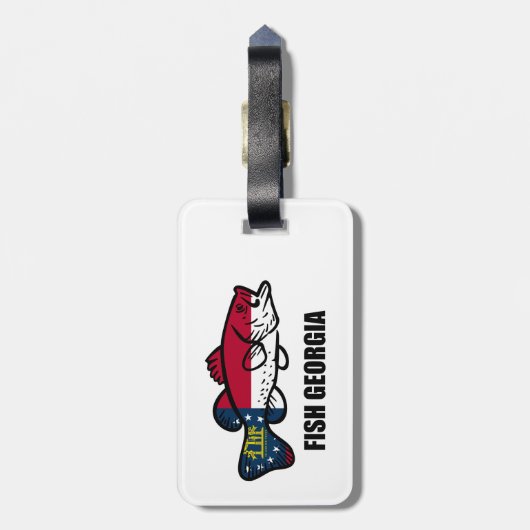 Georgien Gepäckanhänger (Rückseite vertikal)