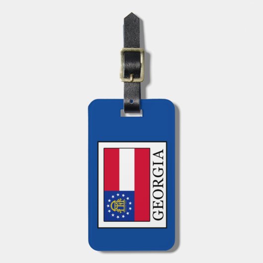 Georgien Gepäckanhänger (Vorderseite vertikal)