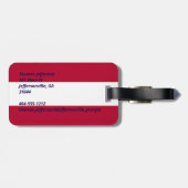 Georgien Gepäckanhänger (Rückseite horizontal)