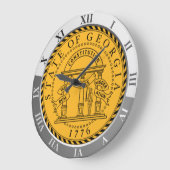 Georgien Große Wanduhr (Winkel)