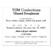 Georgien Hütte Lebensmittelrecht für personalisier Gummistempel (Prägung)