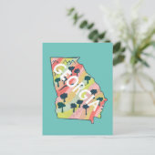 Georgien Illustrierte Karte (Stehend Vorderseite)