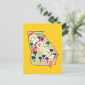 Georgien Illustrierte Karte (Stehend Vorderseite)