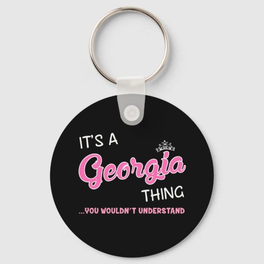 Georgien ist etwas, das man nicht verstehen würde schlüsselanhänger (Vorderseite)