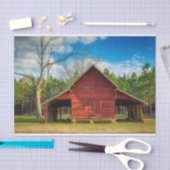 Georgien ist stolz Stehend vor dem Wald Seidenpapier (Handwerk)