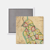 Georgien-Karte Magnet (Vorderseite/Rückseite)