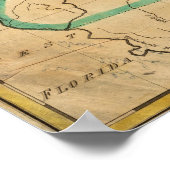 Georgien-Karte Poster (Ecke)