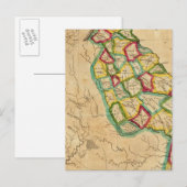 Georgien-Karte Postkarte (Vorne/Hinten)