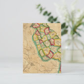 Georgien-Karte Postkarte (Stehend Vorderseite)