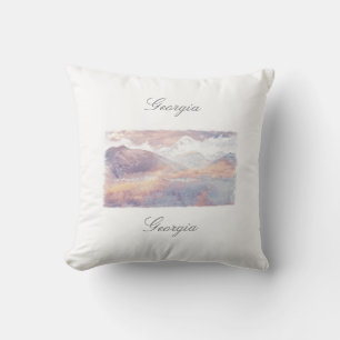 Georgien Kazbegi Architektur Natur Kissen Polster