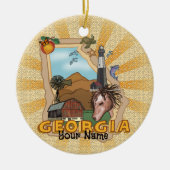 Georgien Keramik Ornament (Vorne)