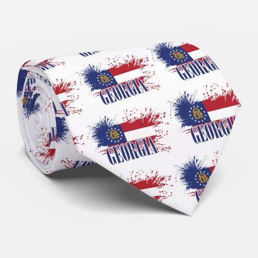 Georgien Krawatte (Gerollt)