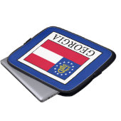 Georgien Laptopschutzhülle (Vorne Knopf)