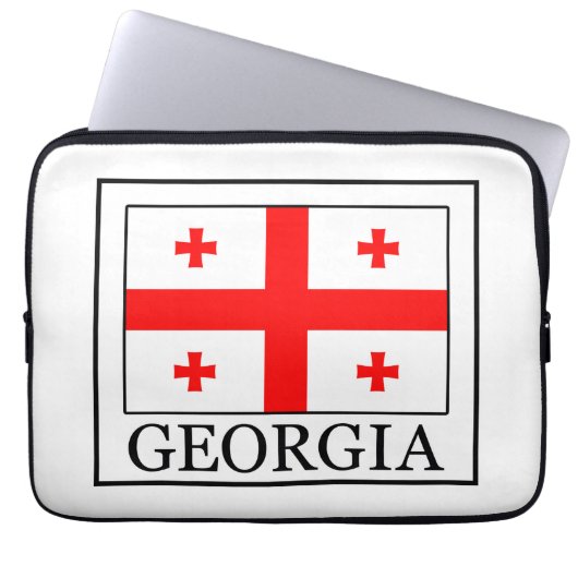 Georgien Laptopschutzhülle (Vorderseite)