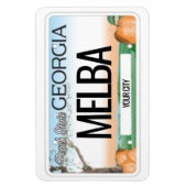 Georgien-Lizenzplatte flexibel Magnet (Vertikal)