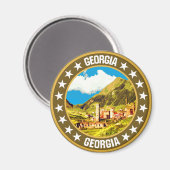 Georgien Magnet (Vorderseite/Rückseite)