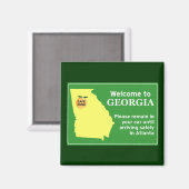 Georgien Magnet (Vorderseite/Rückseite)