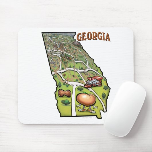 Georgien Mousepad (Mit Mouse)