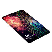 Georgien: Nationale Messe, Perry GA Magnet (Rechte Seite)