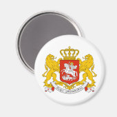 Georgien-Offizieller Wappen-Heraltrockenzeichen Magnet (Vorderseite/Rückseite)