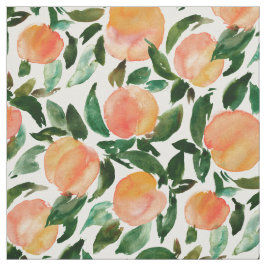 GEORGIEN PEACHT Aquarellfarben Pfirsichdruck Stoff