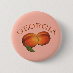 Georgien-Pfirsich Button