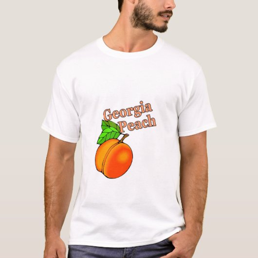 Georgien-Pfirsich T-Shirt (Vorderseite)