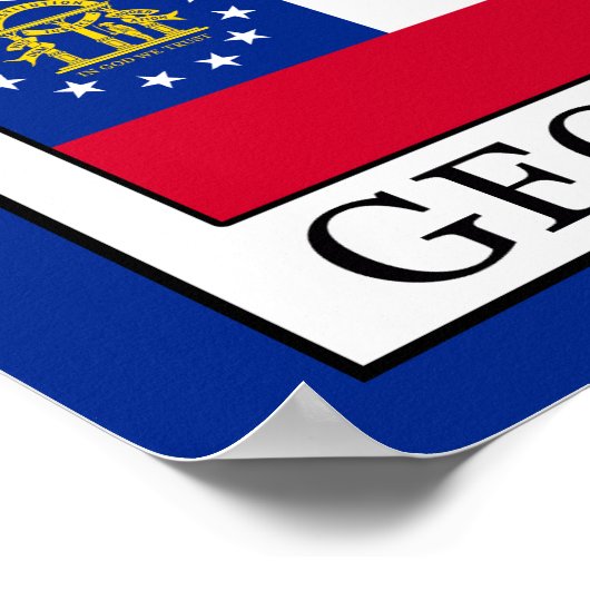 Georgien Poster (Ecke)