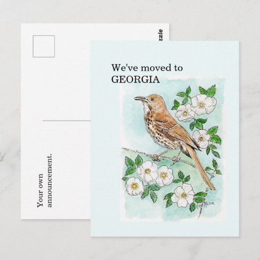 Georgien Postkarte (Vorne/Hinten)