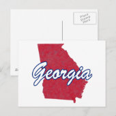 Georgien Postkarte (Vorne/Hinten)