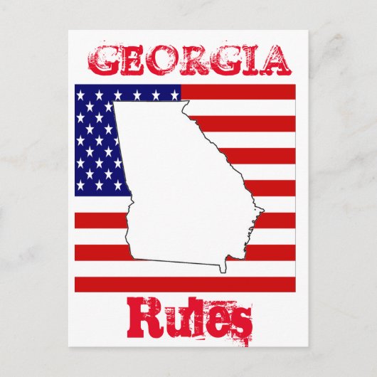 GEORGIEN POSTKARTE (Vorderseite)